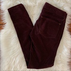 Free People corduroy skinny pants